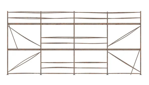 Реалистичный Рендер Металлических Лесов — стоковое фото