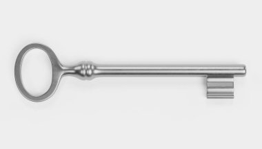 Klasik Eski Anahtar Gerçekçi 3d Render