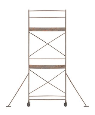 Gerçekçi 3d Render Metal İskele