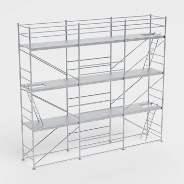 Gerçekçi 3d Render Metal İskele