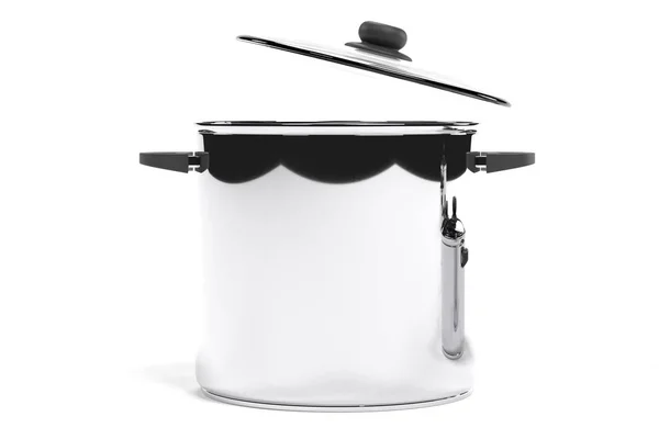 Realistic Render Cooking Pot — Stock Photo, Image
