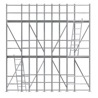 Gerçekçi 3d Render Metal İskele