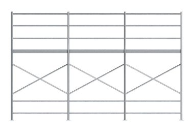 Gerçekçi 3d Render Metal İskele
