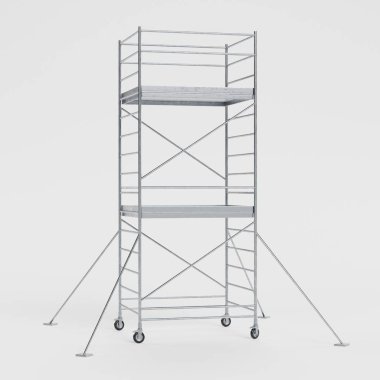 Gerçekçi 3d Render Metal İskele