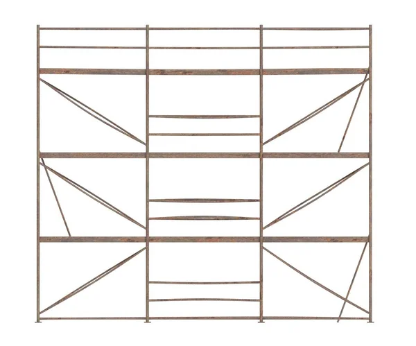 Реалистичный Рендер Металлических Лесов — стоковое фото