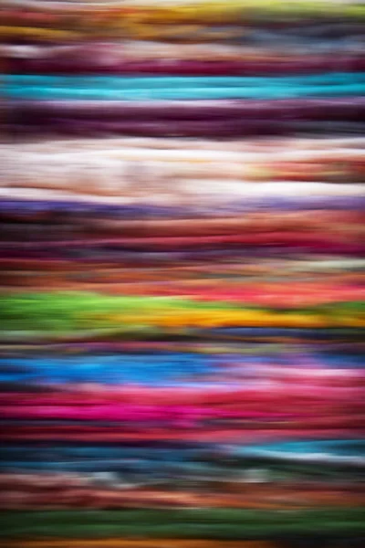 Sfondo Astratto Sfocato Fili Colorati Sul Tappeto — Foto Stock