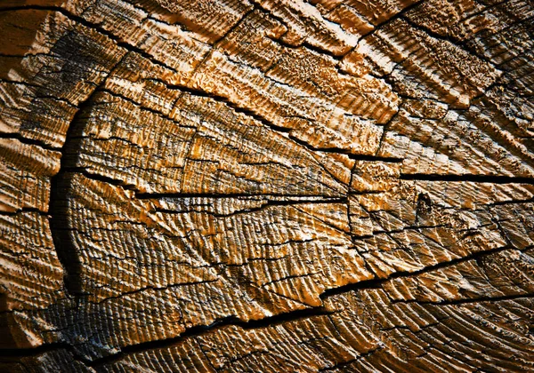 Fond Abstrait Détail Texture Bois Peint Avec Une Fissure — Photo