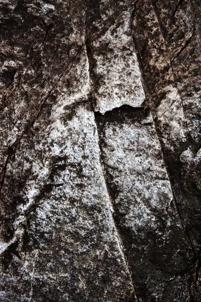 Achtergrond Textuur Een Bruin Graniet Blok Met Een Barst — Stockfoto