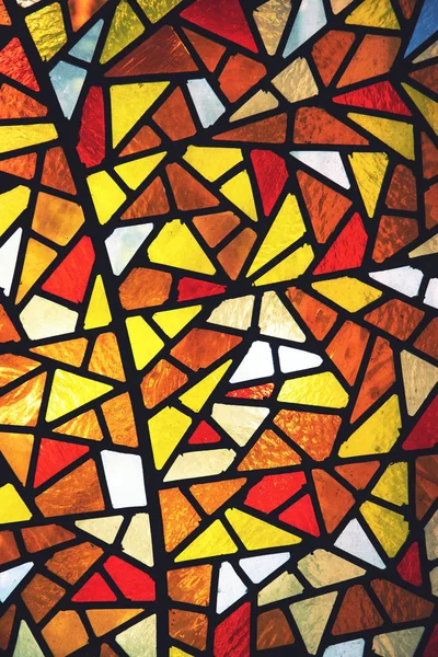 Background Detail Retro Stained Glass Colored Glass — Stock Photo, Image