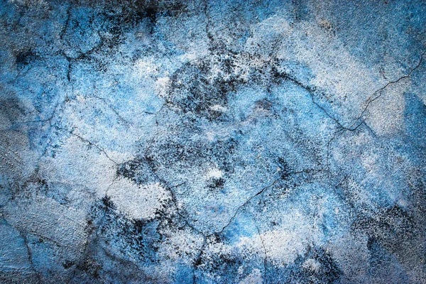 Abstract Background Texture Old Blue Eroded Plaster Mold — Stock Photo, Image