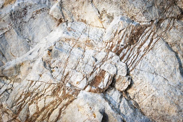 Background Texture Brown Veins Quartz White Limestone — Stock Photo, Image