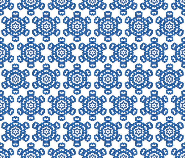 Background Paper Pattern Blue Background Abstract Snowflakes — Stock Photo, Image