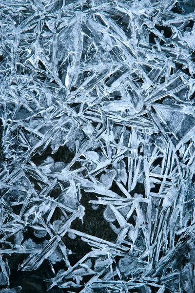 Naturaleza Fondo Formas Abstractas Agua Congelada — Foto de Stock