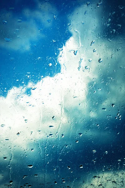 raining rain on the window
