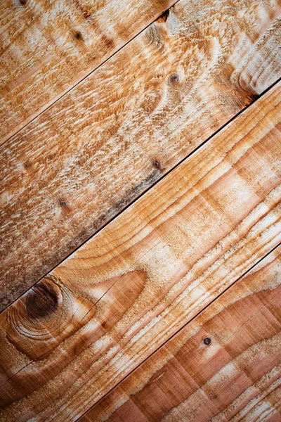 Old sanded boards diagonally laid — Stock Photo, Image