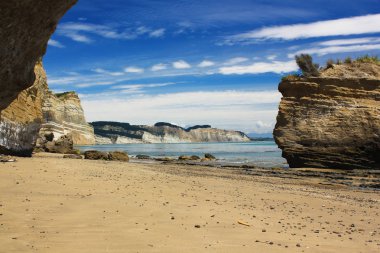 Hastings Hawkes Bay Yeni Zelanda yakınındaki Cape kaçıranlar üzerinde su manzaralı