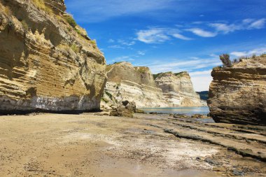 Hastings Hawkes Bay Yeni Zelanda yakınındaki Cape kaçıranlar üzerinde su manzaralı