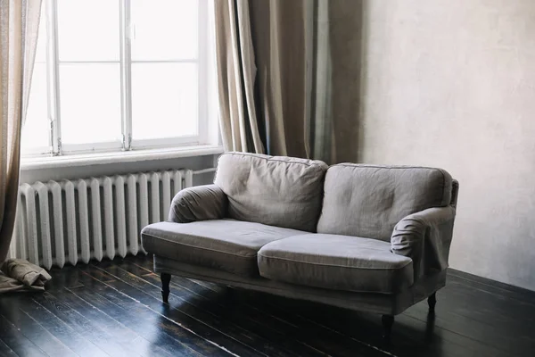 Modern soffa. Modern inredning. Serie möbler. — Stockfoto