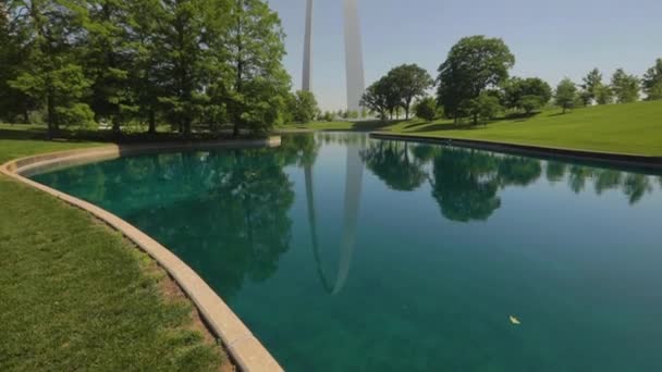 Louis Missouri Usa Června 2018 Pohled Louis Gateway Arch — Stock video