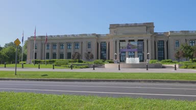 Saint Louis, Mo, Usa - 1 Haziran 2018 - şimdi Missouri Tarih Müzesi Saint Louis Forest Park içinde ana yapıdır 1904 Dünya adil Jefferson Fuar bina.