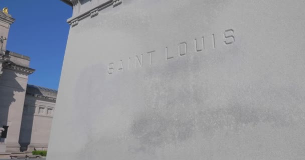Saint Louis Usa Juni 2018 Konstmuseet Louis Art Kulle Forest — Stockvideo