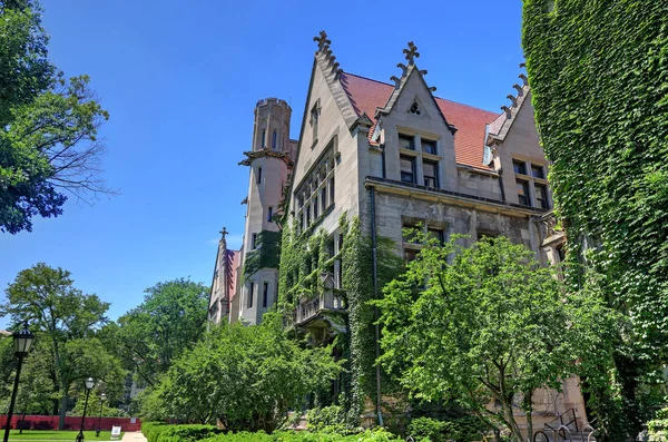 芝加哥 伊利诺斯州 2018年6月23日 芝加哥大学 位于海德公园附近 — 图库照片