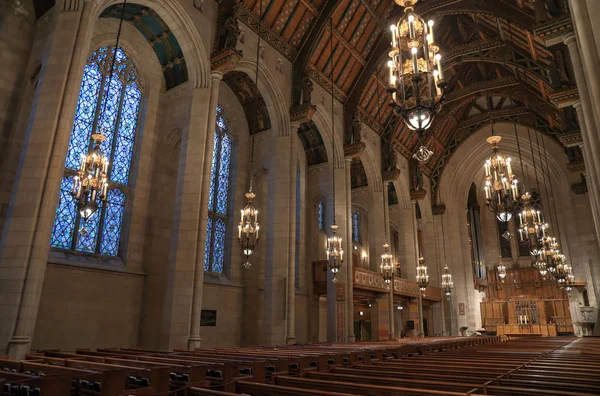 Chicago Illinois Usa June 22Nd 2018 Fourth Presbyterian Downtown Chicago — Stock Photo, Image