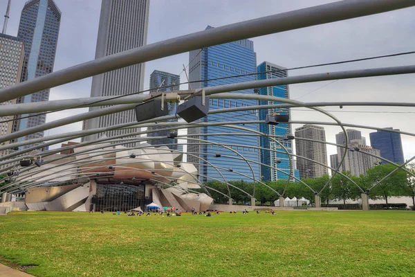 Chicago Illinois Usa June 2018 Jay Pritzker Pavilion Millennium Park — Stock Photo, Image