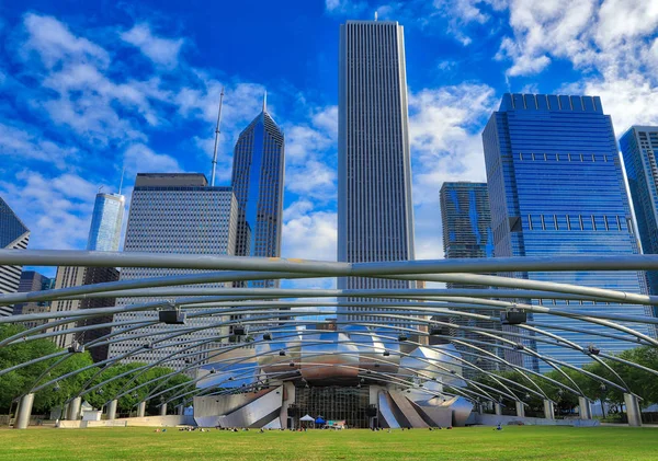 Chicago Illinois Junio 2018 Jay Pritzker Pavilion Millennium Park Localizado — Foto de Stock