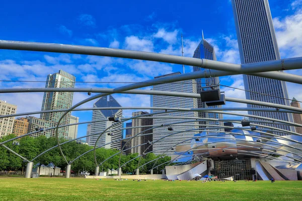 Chicago Illinois Junio 2018 Jay Pritzker Pavilion Millennium Park Localizado — Foto de Stock