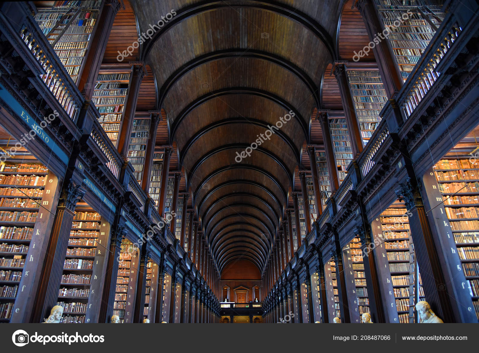 Dublin Ireland May 2017 Long Room Old Library Trinity