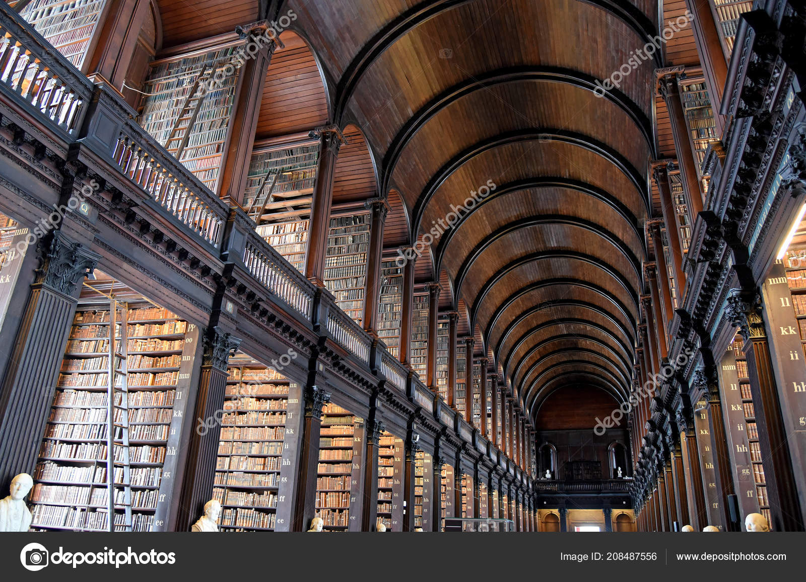 Dublin Ireland May 2017 Long Room Old Library Trinity