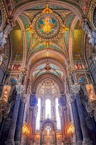 Lyon França Junho 2019 Basílica Notre Dame Fourviere Construída Entre — Fotografia de Stock
