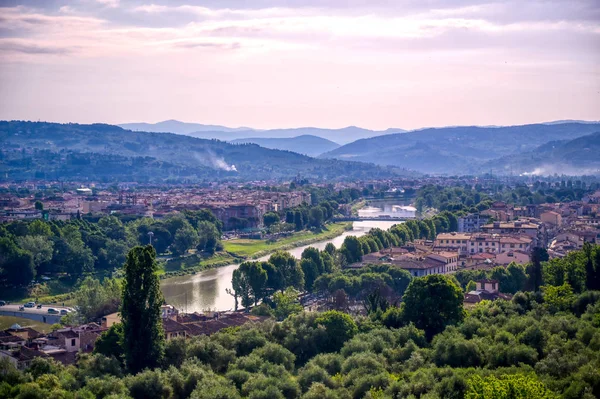 Floransa Arno Nehri Boyunca Talya — Stok fotoğraf