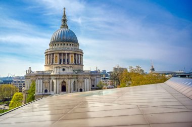 Londra'nın merkezindeki St. Paul Katedrali, İngiltere, İngiltere.