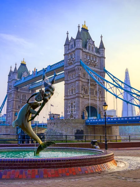 London United Kingdom April 2019 View Tower Bridge River Thames — Stock Photo, Image