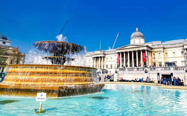 Лондон Великобритания Июня 2019 Года Трафальгарская Площадь Музей Национальной Галереи — стоковое фото