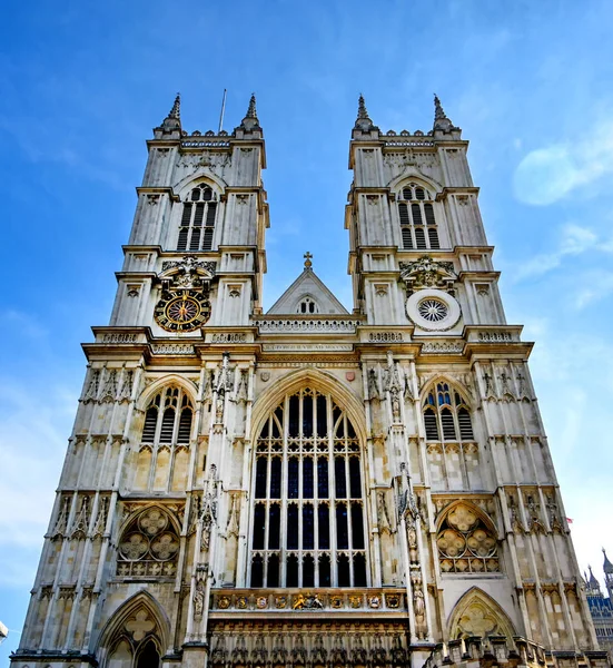 Uma Vista Abadia Westminster Dia Ensolarado Londres Reino Unido — Fotografia de Stock