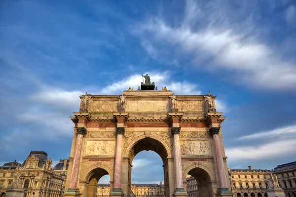 Arc Triomphe Carrousel Paris Fransa Bulunan — Stok fotoğraf