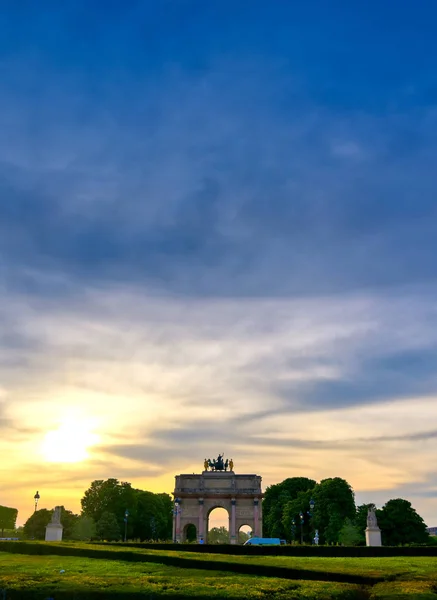 Der Arc Triomphe Carrousel Paris Frankreich — Stockfoto