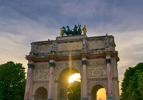 Arc de Triomphe du Carrousel Paris, Fransa'da bulunan.