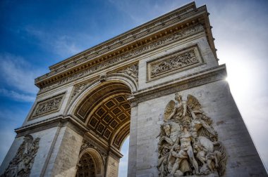 Paris, Fransa 'da bulunan Zafer Takı manzarası.