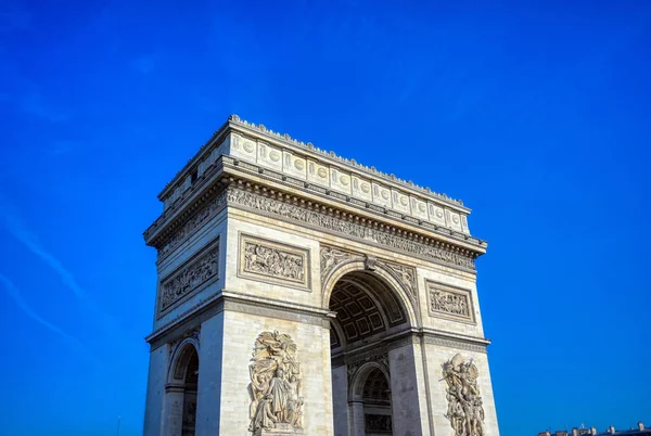 View Arc Triomphe Located Paris France — Stock Photo, Image