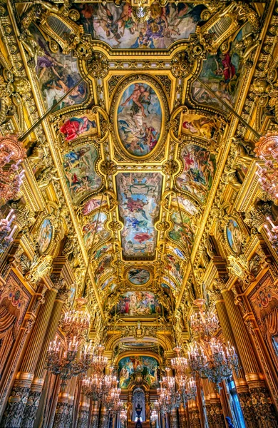 Paříž Francie Dubna 2019 Velký Foyer Palais Garnier Sídlící Paříži — Stock fotografie
