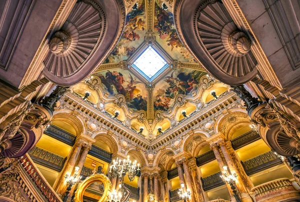 París Francia Abril 2019 Interior Del Palais Garnier Situado París — Foto de Stock
