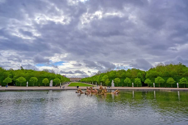 Versailles France April 2019 Apollo Brunnen Garten Des Palastes Von — Stockfoto