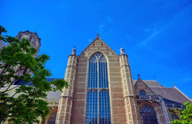 Rotterdam, Hollanda'daki kanallar boyunca mimari.