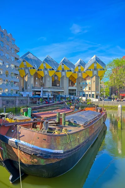 Роттердам Нидерланды Апреля 2019 Года Каналы Водные Пути Роттердаме Нидерланды — стоковое фото