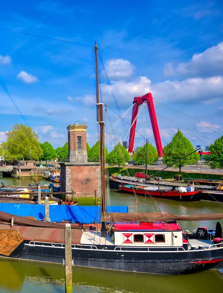 Canals Waterways City Rotterdam Netherlands — Stock Photo, Image