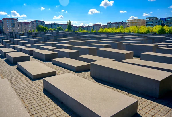 Berlijn Duitsland Mei 2019 Het Gedenkteken Voor Vermoorde Joden Van — Stockfoto